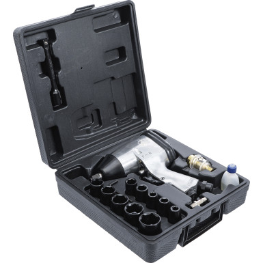 BGS Druckluft-Schlagschrauber mit Werkzeugsatz | 12,5 mm (1/2"""") | 312 Nm | 16-tlg | 3211