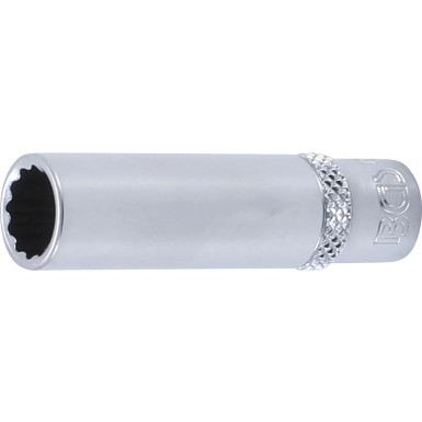 BGS Steckschlüssel-Einsatz Zwölfkant, tief | Antrieb Innenvierkant 6,3 mm (1/4"""") | SW 9 mm | 10709