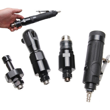 3262 BGS Druckluft-Multiwerkzeug mit 3 auswechselbaren Arbeitsköpfen