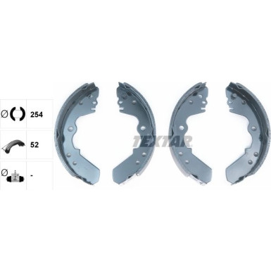 91045100 Bremsbackensatz 91045100 Bremsbackensatz