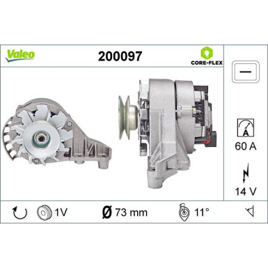 VALEO Generator 200097 VALEO CORE-FLEX