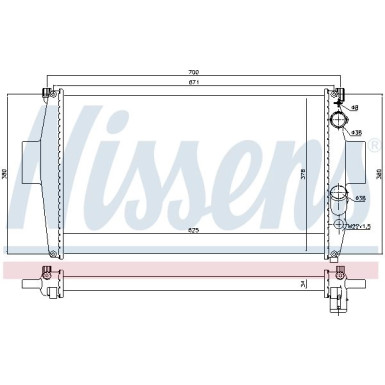 Wasserkühler PKW | IVECO DAILY II 2,5 TD 89 | 63328