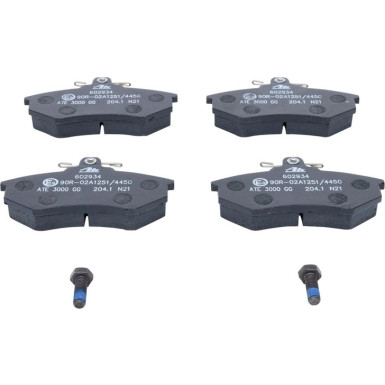 Bremsbelagsatz Audi S. 80/100/A4 82-01 | 13.0460-2934.2