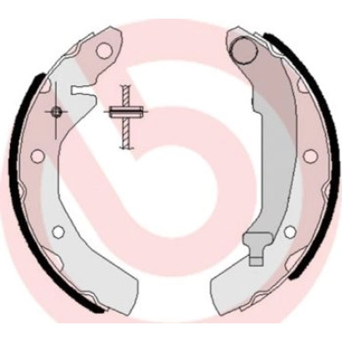 Bremsbackensatz HA DAEWOO Tico 95-00 ESSENTIAL LINE S 15 501