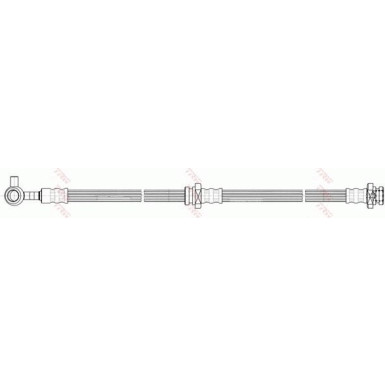 Bremsschlauch | NISSAN X-TRAIL 2.2 dCi 03 | PHD664