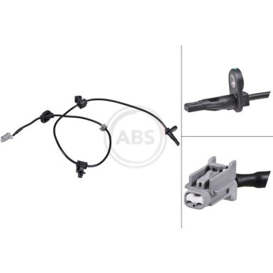 A.B.S. Sensor, Raddrehzahl A.B.S. Sensor, Raddrehzahl