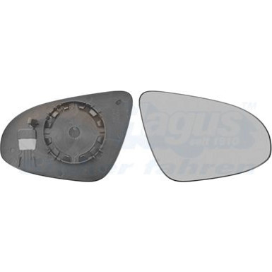 Aussenspiegelglas re | Citroen C1 II konvex OE 16 124 676 80