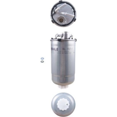 MAHLE Kraftstofffilter | KL 157/1D