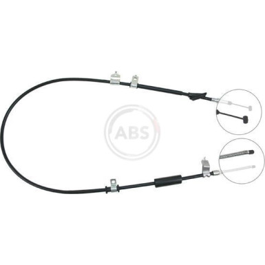 A.B.S. Handbremsseil Seilzug Festellbremse | K15687