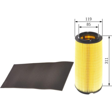 Luftfilter | VOLVO XC70,S60,V70,S80 | 1457433336