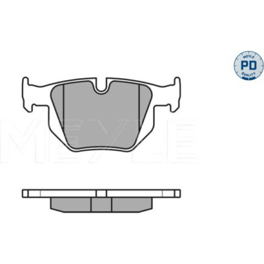 Bremsbelagsatz Bmw T. E90/E91 05 | 025 235 5017/PD