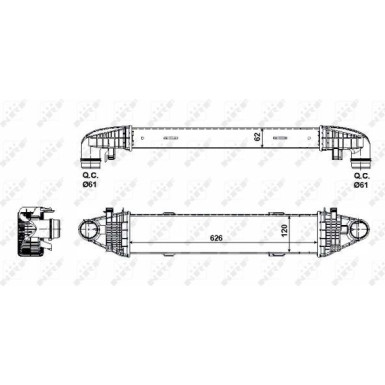 Ladeluftkühler | NRF30506 Ladeluftkühler | NRF30506