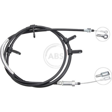 A.B.S. Handbremsseil Seilzug Festellbremse K13985