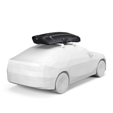 Thule Box Vector L schwarz Metallic -613701 | L231,5 B-88,5 H-35,5 430L, 75kg