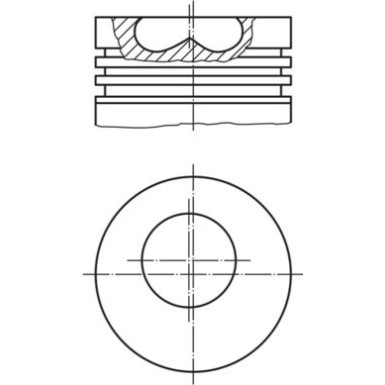 MAHLE ORIGINAL Kolben | 0150601