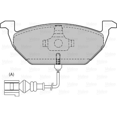 VALEO Bremsbeläge 598332