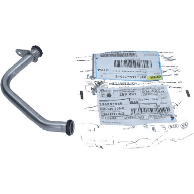 Original VAG Ölleitung VW Touran 1.2 Tsi 11 | 03F145735E