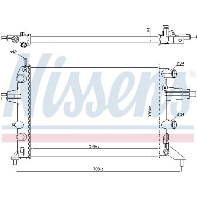 Wasserkühler PKW | Opel Astra 1,2 | 63016