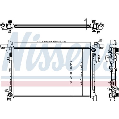 Wasserkühler PKW | Opel Vivaro B 14 | 630792