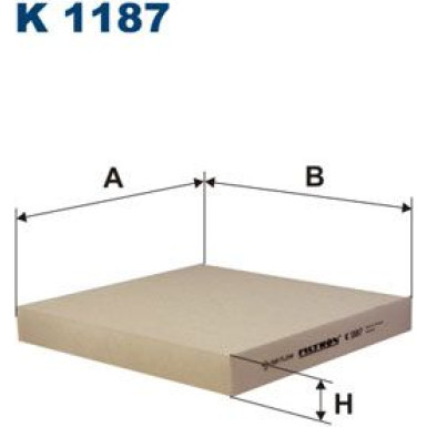 FILTRON Filter, Innenraumluft K 1187