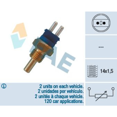 FAE Sensor, Kühlmitteltemperatur FAE Sensor, Kühlmitteltemperatur