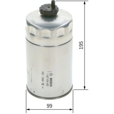 Kraftstofffilter | IVECO Daily 98 | 1457434402