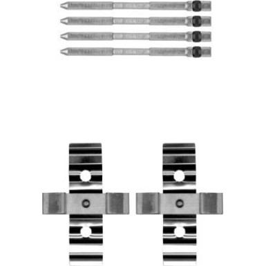 82518000 Zubehörsatz, Scheibenbremsbelag