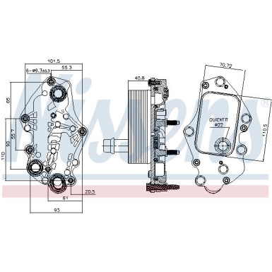 Ölkühler PKW Opel Insignia 08 FIRST FIT 90982
