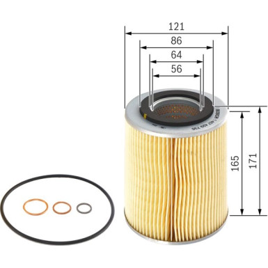 Ölfilter | MAN F9,NG,NL,MERCEDES,SETRA 83 | 1457429735