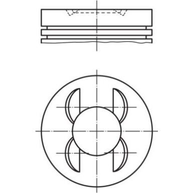 MAHLE ORIGINAL Kolben