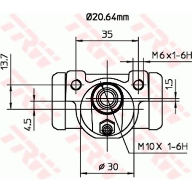 BWF262 Radbremszylinder BWF262 Radbremszylinder