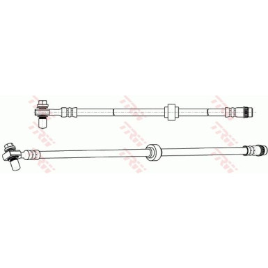 Bremsschlauch | PEUGEOT 607 2.2 HDi 06 | PHD1074