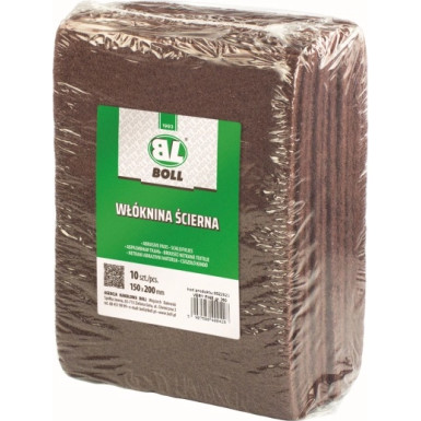 Boll Schmirgelvlies very fine dunkelrot 150mm x 200mm | 0022023