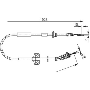 Handbremsseil | VOLVO S60 00 | 1987477999