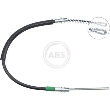 A.B.S. Handbremsseil Seilzug Festellbremse K10767 A.B.S. Handbremsseil Seilzug Festellbremse K10767