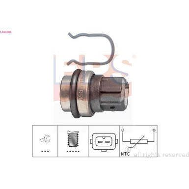 EPS Temperatursensor 1.830.086 Made in Italy - OE Equivalent