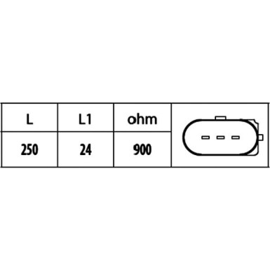 HELLA Impulsgeber, Kurbelwelle 6PU 009 146-581