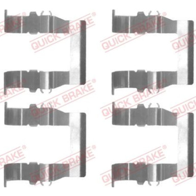 391-1194 Montagesatz f.Bremsklötze | MITSUBISHI Pajero,L200,Galant 83 | 109-1194
