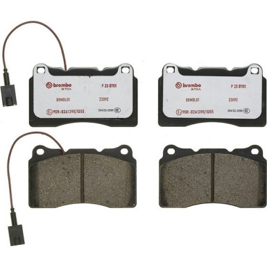 BREMBO Bremsklötze Xtra VA | RENAULT Megane 15 | P 23 078X BREMBO Bremsklötze Xtra VA | RENAULT Megane 15 | P 23 078X