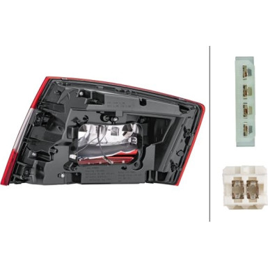 HECKLEUCHTE HELLA | SKODA OCTAVIA LIM 12-21 | 2SK 012 881-051 HECKLEUCHTE HELLA | SKODA OCTAVIA LIM 12-21 | 2SK 012 881-051