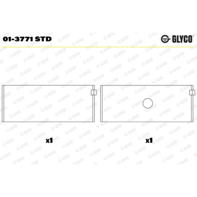 PLEUELLAGER | 01-3771 STD