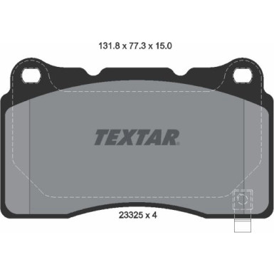 Bremsbelagsatz Ford P. Gt 5.4 03 | 2332501
