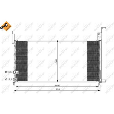 Kondensator, Klimaanlage EASY FIT 35863