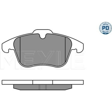 Bremsbelagsatz Citroen P. C5 1,6-2,0 B/D 08- Mit Sensor | 025 243 3218/PD
