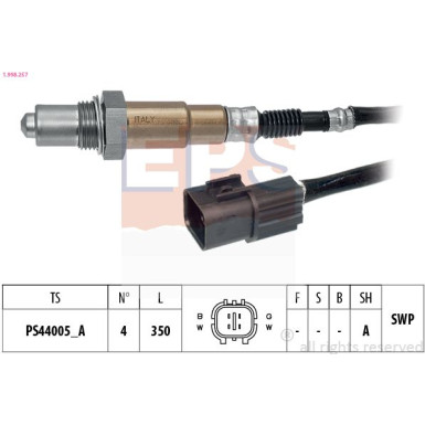 Lambdasonde Made in Italy - OE Equivalent 1.998.257