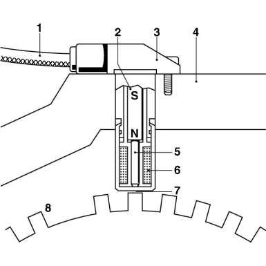 0 261 210 151 Impulsgeber, Kurbelwelle