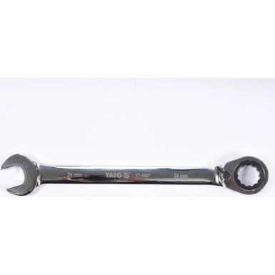 YT-1667 Ratschenringmaulschlüssel 24mm YT-1667 Ratschenringmaulschlüssel 24mm