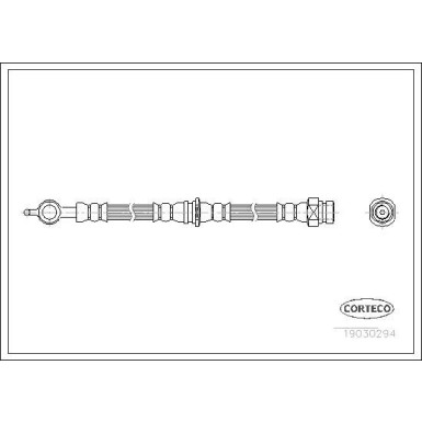 CORTECO Bremsschlauch CORTECO Bremsschlauch