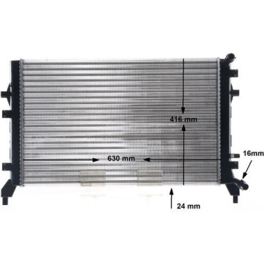 MAHLE Kühler, Motorkühlung CR 1382 000S