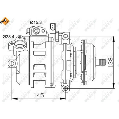 Kompressor, Klimaanlage EASY FIT 32148